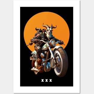 Scrambler Goat Posters and Art